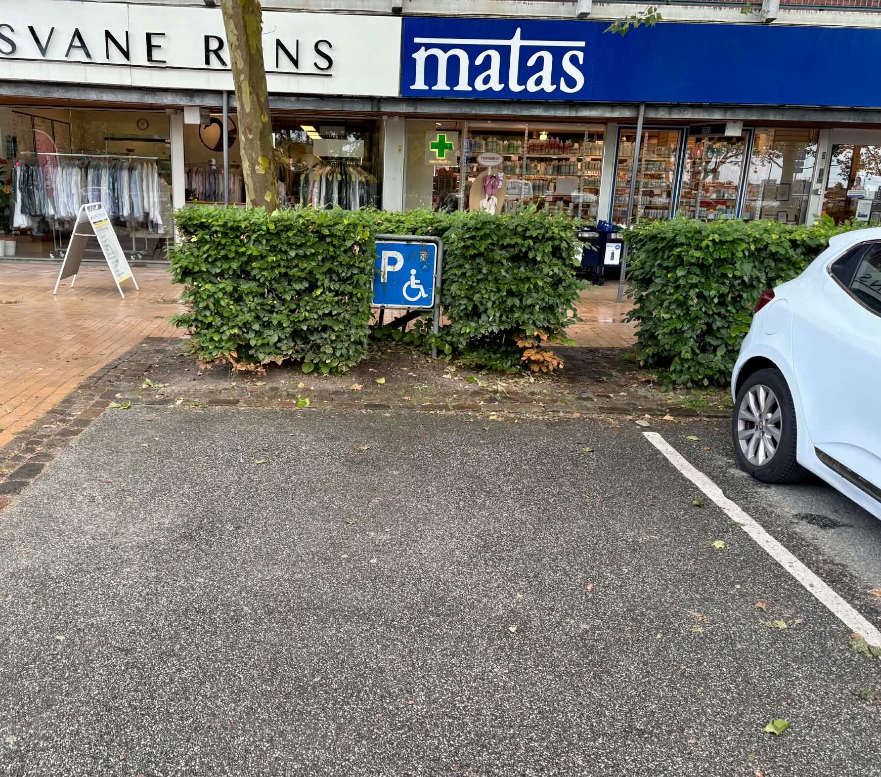 Fifles der med handicapparkering