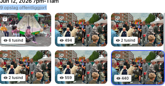 405.952 visninger på fem uger