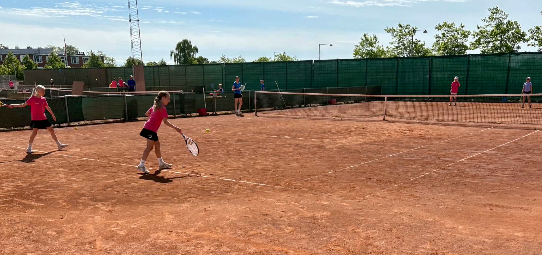 De gladeste tennisspillere