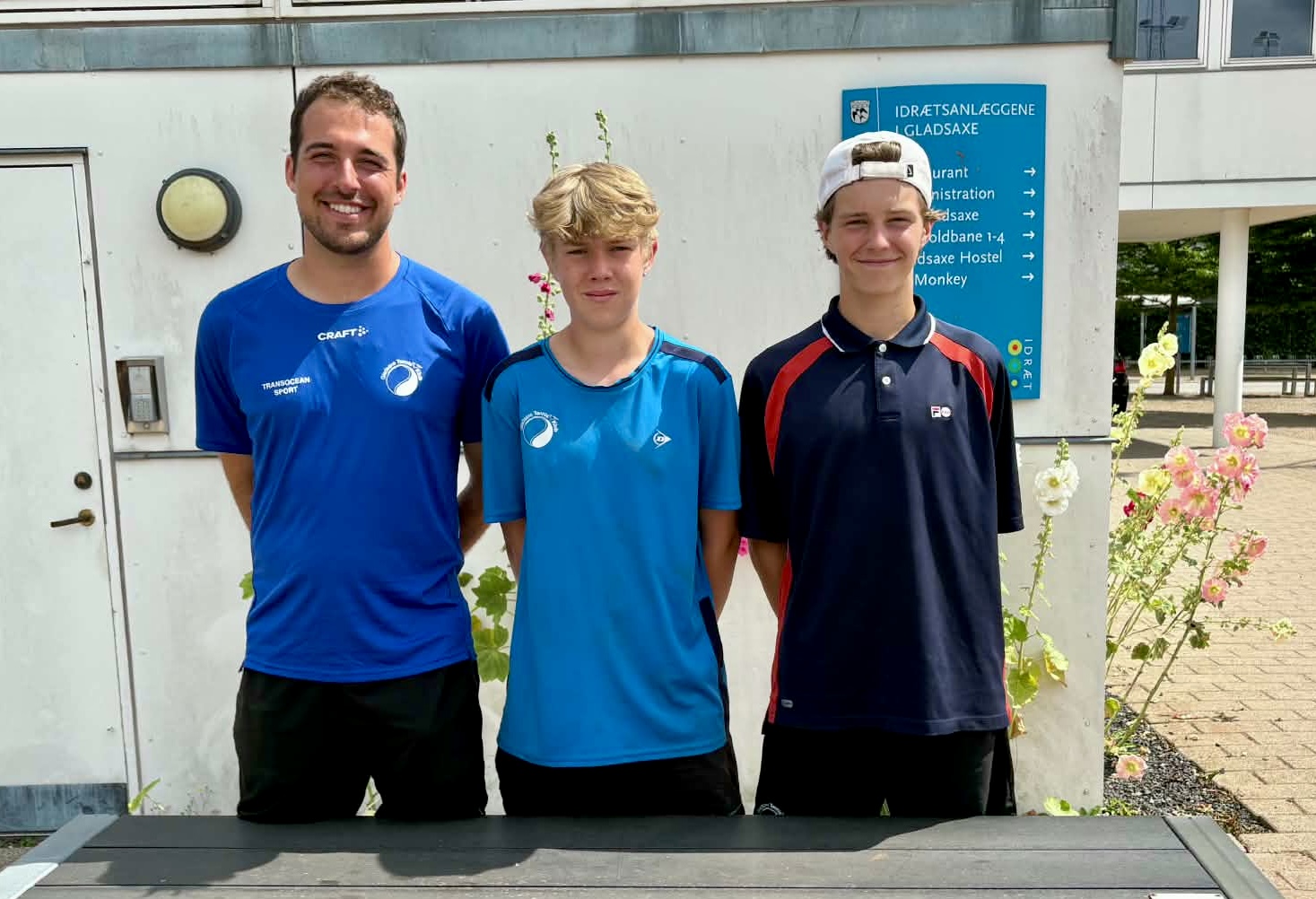 De gladeste tennisspillere