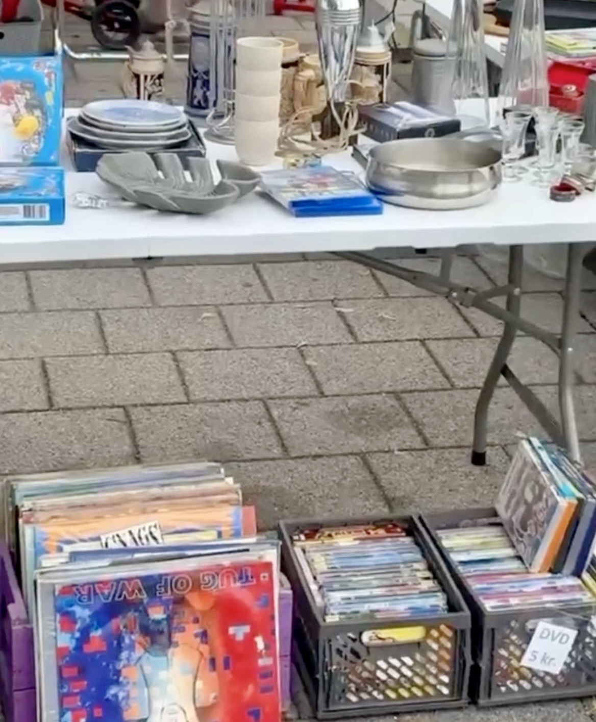 Loppemarked med musik