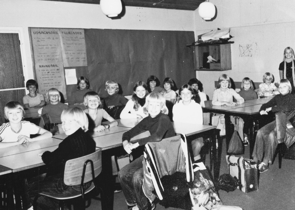 Klasseværelse på Vadgård Skole