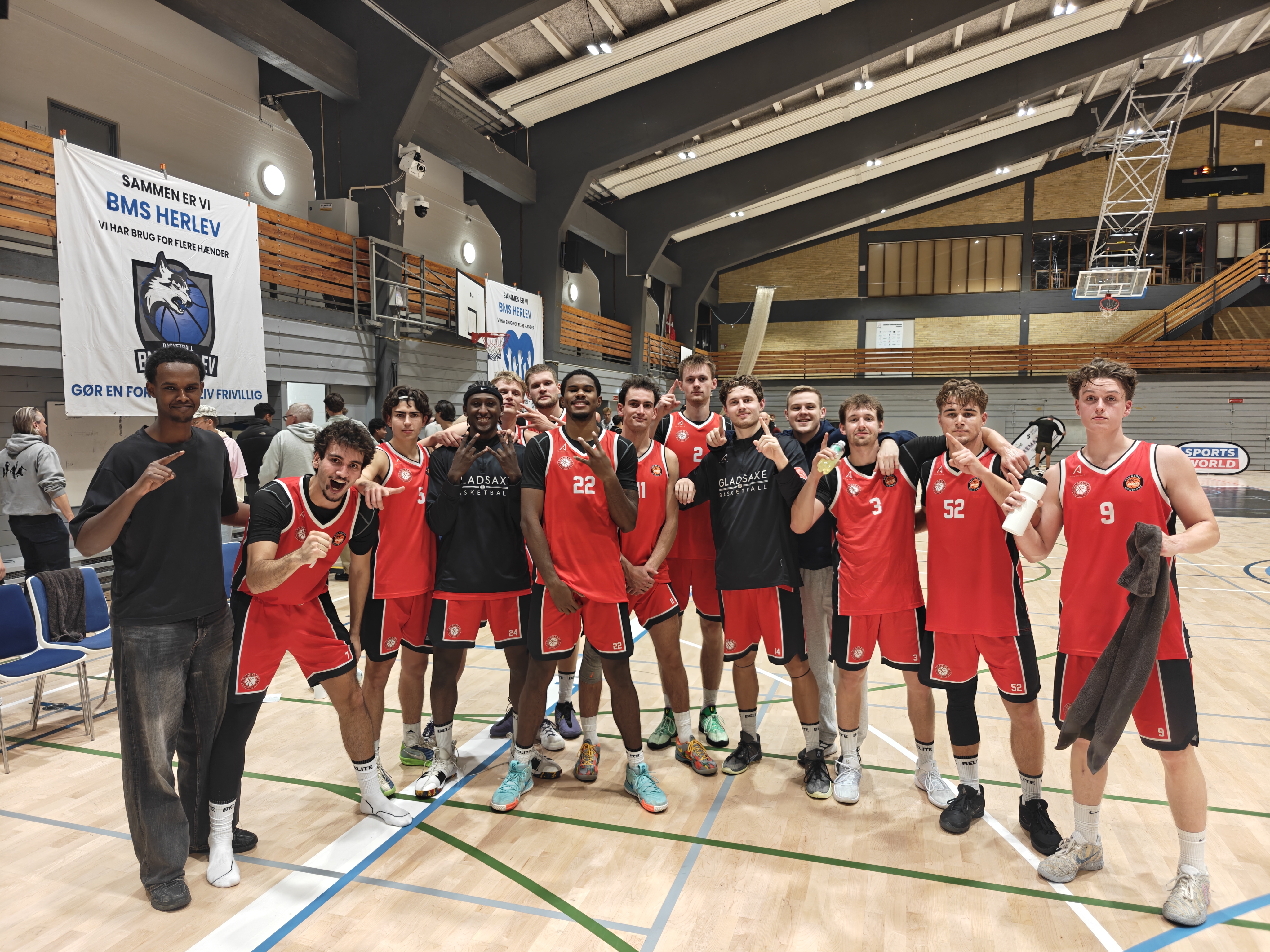 Første triumf for Gladsaxes basket-herrer