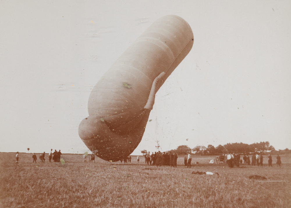 Observationsballon over Maglegårds Jorder