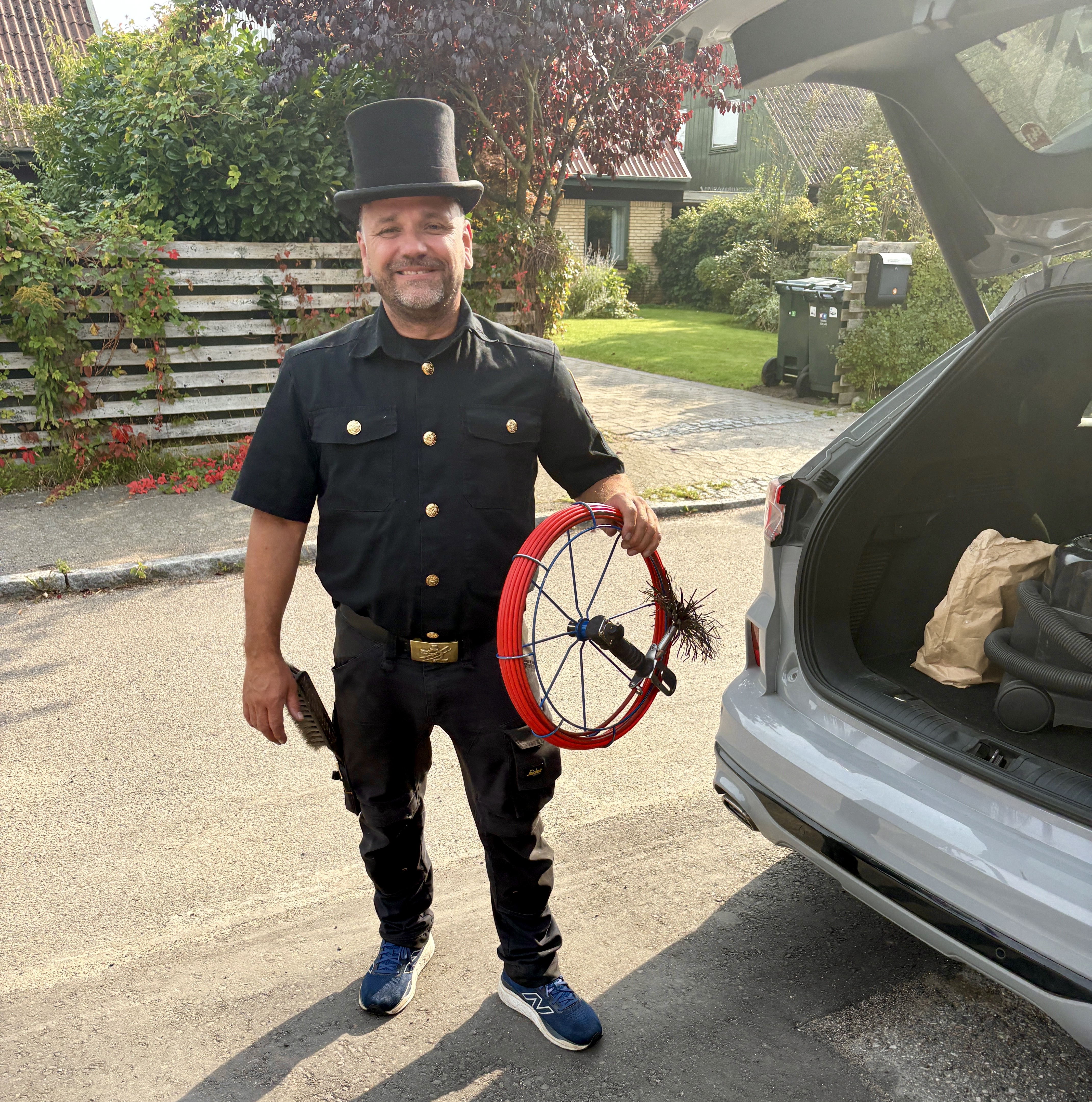 Skorstensfejeren har fundet verdens bedste job