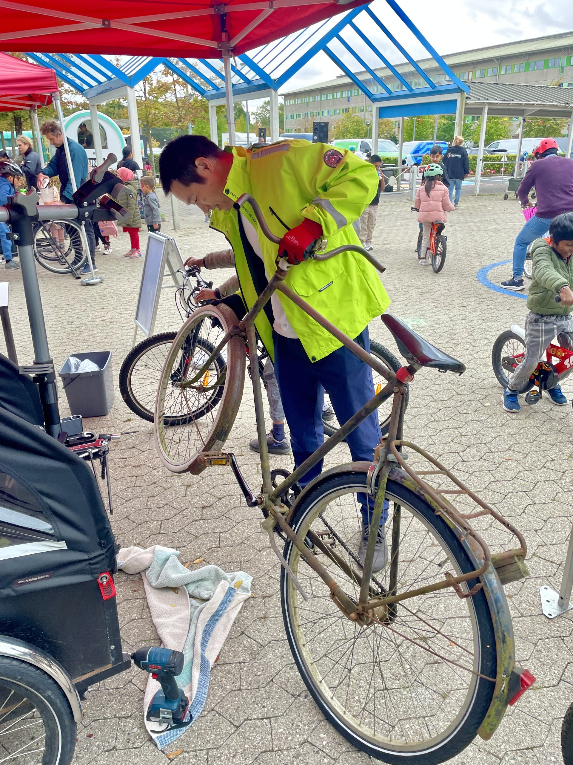 God forberedelse til turene på cykelstierne