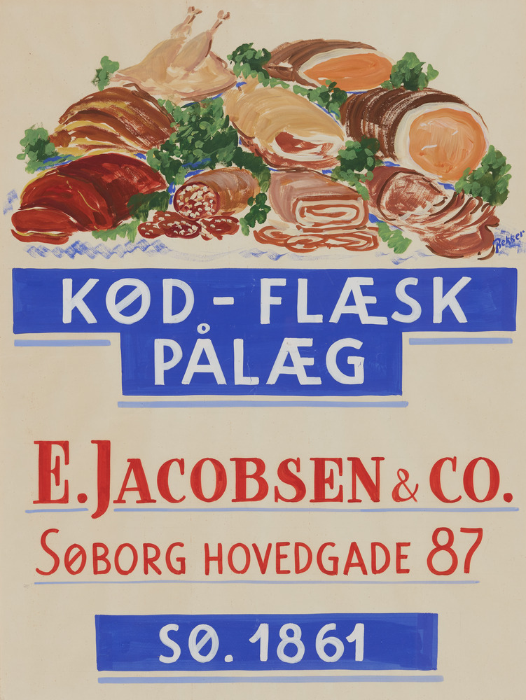 Slagter Jacobsen på Søborg Hovedgade
